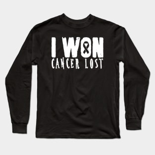 I Won Cancer Lost Long Sleeve T-Shirt